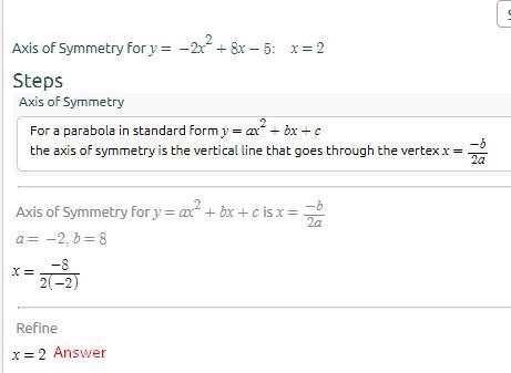 Find the axis of symmetry, vertex and which direction the graph opens, and the y-int-example-1