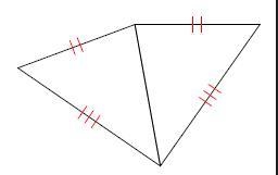 If possible, identify the congruence postulate that proves the triangles below to-example-1