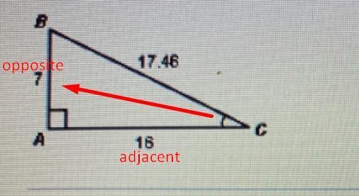 Question 15 of 25What is the approximate value of tan C?-example-1