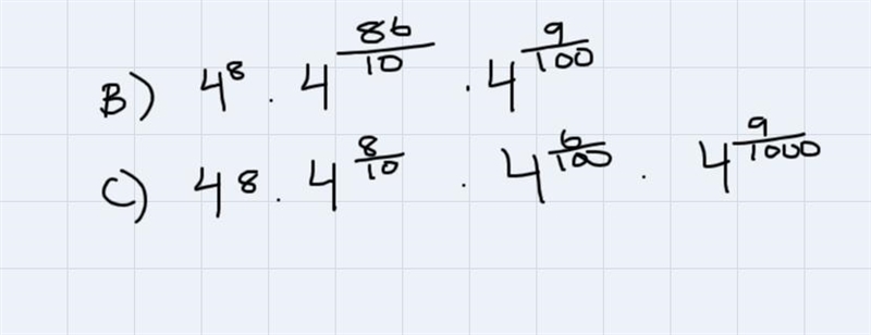 Which choice is equivalent to the expression below?48.869O A. 48 + 48/10 + 46/100OB-example-1