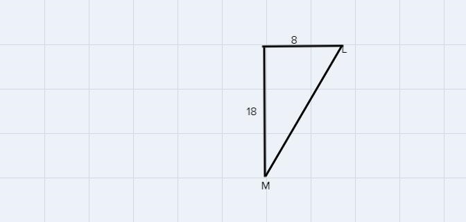 Find the length of side LM. Write your answer in simplest radical form. SHOW ALL WORK-example-1