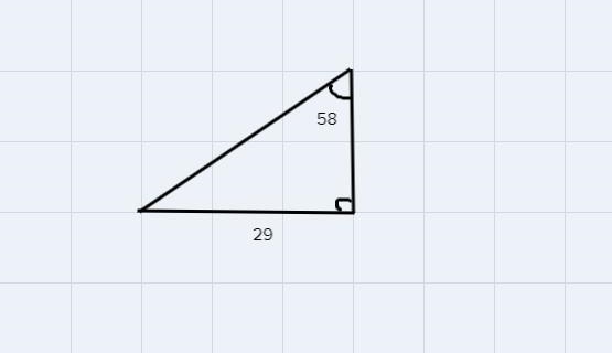 Find the length of the side labeled x. Round intermediate values to the nearest tenth-example-1