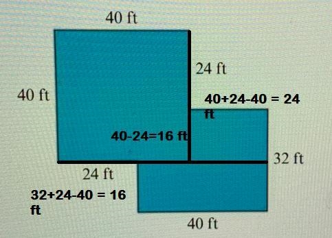 Figure 12.14 shows the floor plan for a long one story house. Calculate the area of-example-1