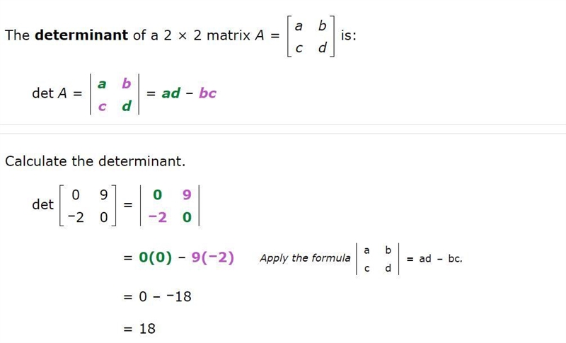 Find the determinant of this matrix:-example-1