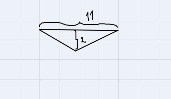 Find the area of the triangle I’ll send a picture of the triangle-example-1