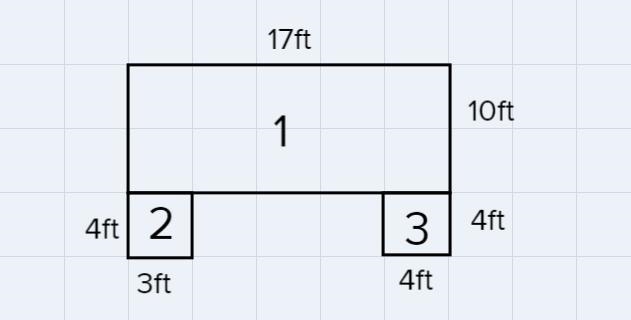 Find the area of the polygon. 17 ft 14 ft 4 ft- 3 ft 4 ft The area of the polygon-example-1