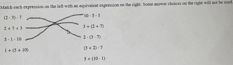 Match each expression on the left with an equivalent expression on the right-example-1