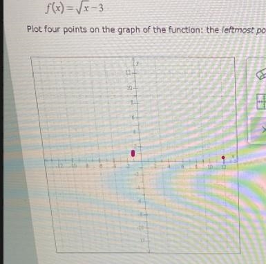 Graph the function using 4 points on the graphMy graph only exceeds to 13.-example-2