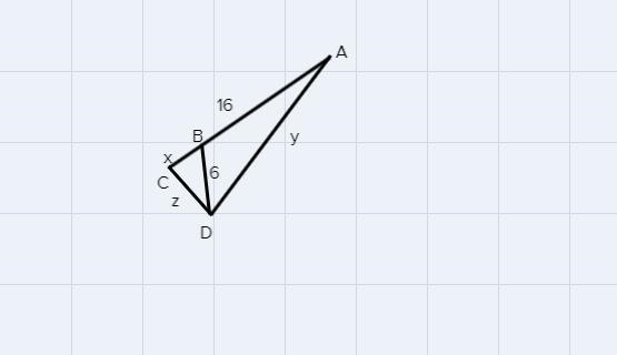 Determine the values of x, y and Z-example-1