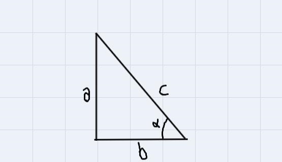 Solve the missing sides by using the trig function and choose a answer down below-example-1