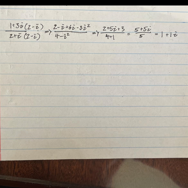 Express the division form of a+bi (1+3i) divided by (2+i)-example-1