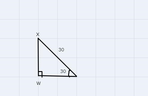 Look at the diagram below. what is the length of WX?-example-1