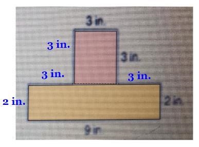 I need the questions on the screen solved, thank you. 1. Perimeter =_______ Area=________2. Find-example-1