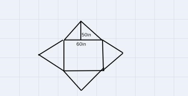 Use the surface area of a pyramid to solve this problem. Show your work. Rebecca decides-example-1