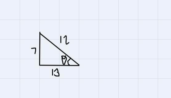 Use the side lengths of the triangle to numerically verify the following trig identities-example-1