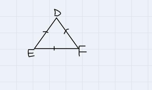 If triangle DEF is classified as equilateral, which statement must be true? aAt least-example-1