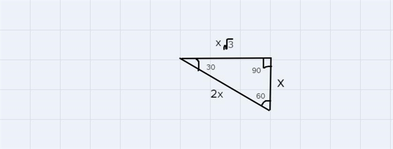 Help in 13.Use special right triangles to help you find the missing sides-example-1