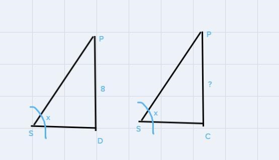 I am thinking the answer is 8, because it's bisecting, and I was told when a bisection-example-1