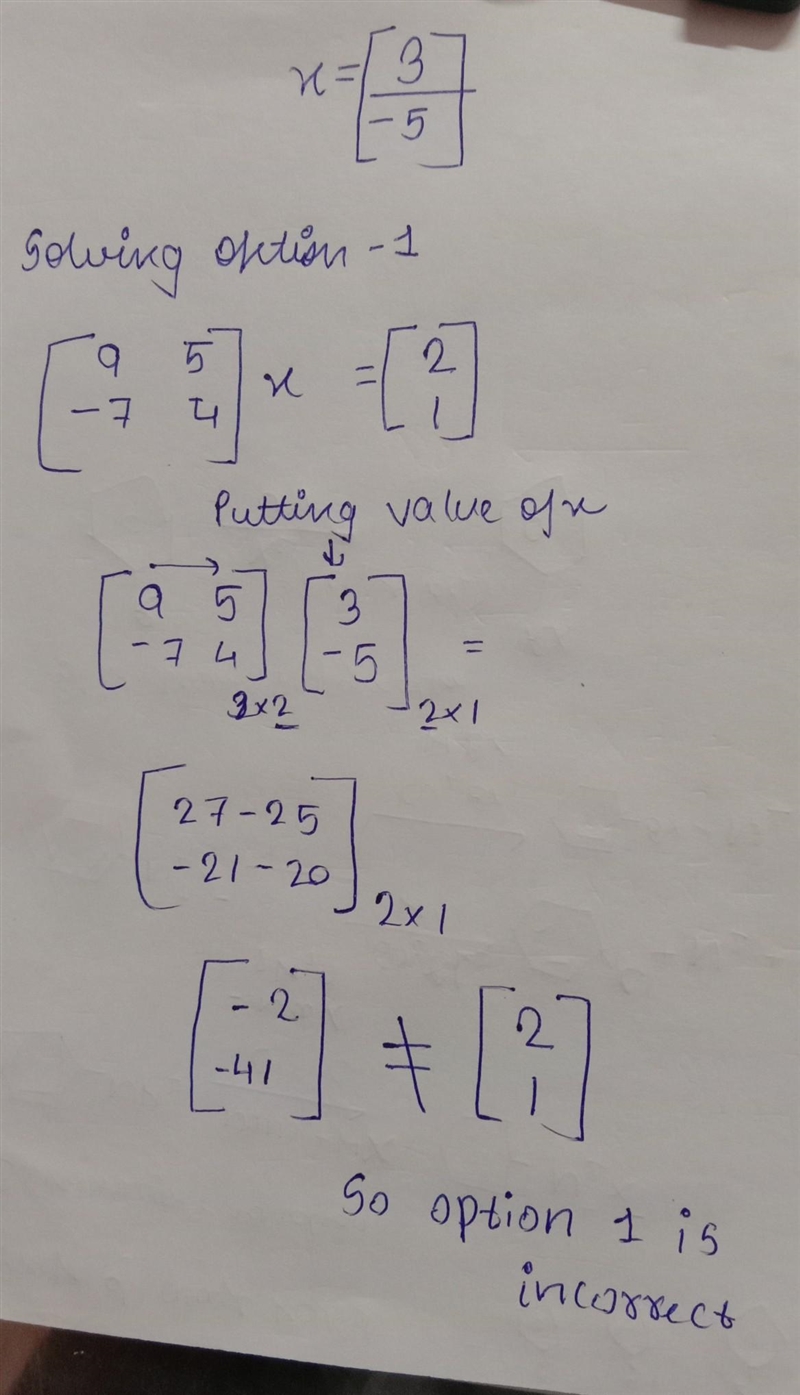 Which matrix equation has the soul ut ion X-example-1