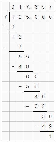 What is 100 * 5 / 7 * 4-example-1