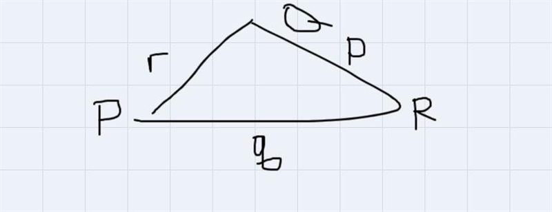 In PQR, sin P =2/5, sin R = 1/2,and p= 8. Find the side length r.-example-1