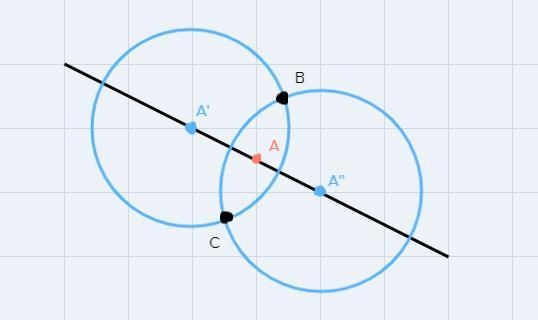 construct a line that is perpendicular to the given line that passes through point-example-2