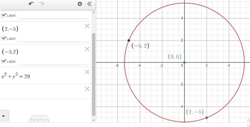 Determine whether Point A lies on the circle whose center is Point C and whichcontains-example-1