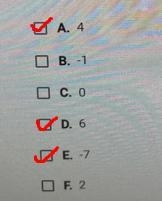 Which of the following values are in the domain o-example-2