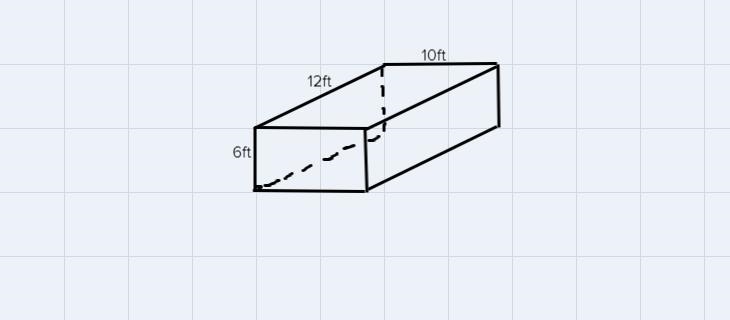 Find the surface area of a box that has the following dimensions: 6ft x 12ft x 10ft-example-1