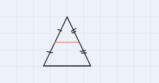 In a triangle, a segment connecting the midpoints of two sides of the triangle is-example-1