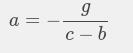 Solve g+ca=ba, for a-example-1