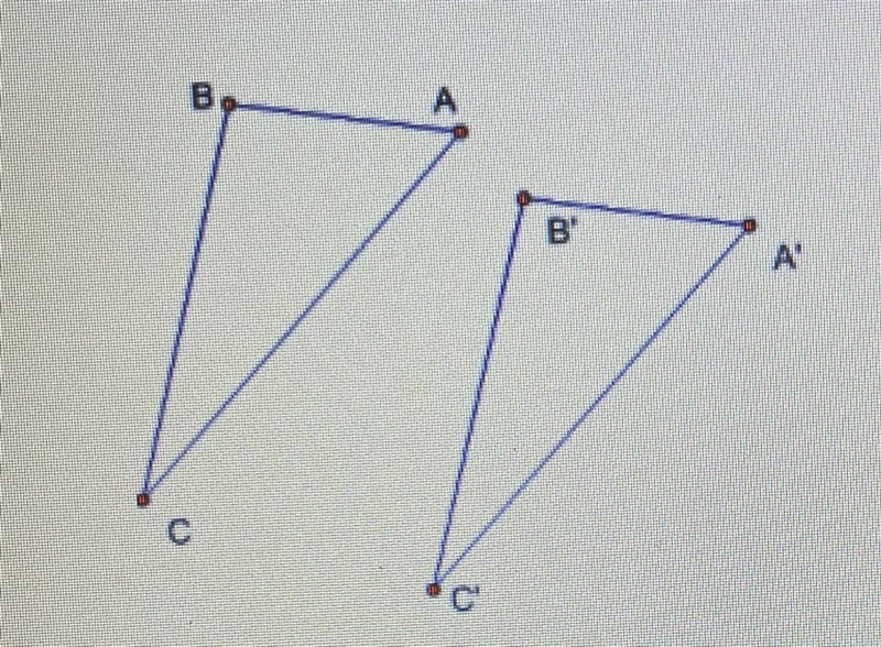 What kind of transformation is illustrated in this figure?A) rotationB) reflectionC-example-1