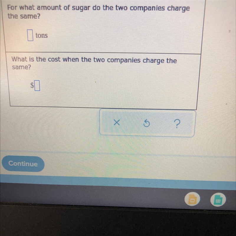 The sugar sweet company will choose from two companies to transport its sugar to market-example-1