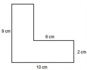 1) Find the perimeter of the composite figure below. . , .2) Choose of the shapes-example-1