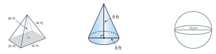 1) Find the perimeter of the composite figure below. . , .2) Choose of the shapes-example-3