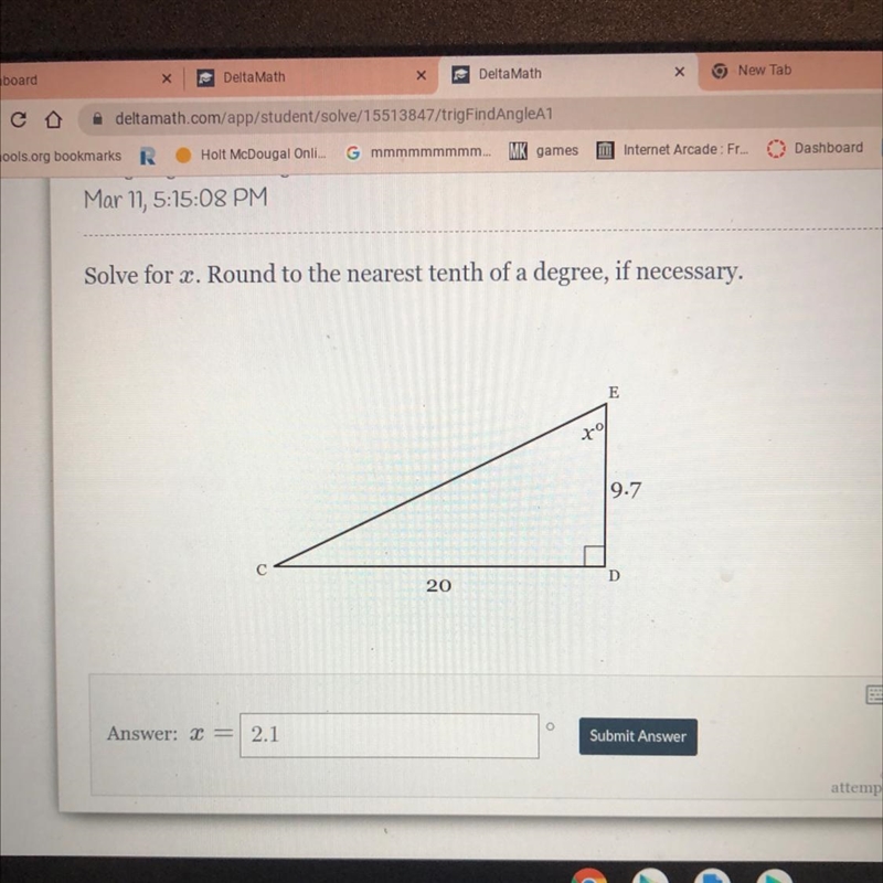 I got stuck in a rounding error and the division I may have done wrong-example-1