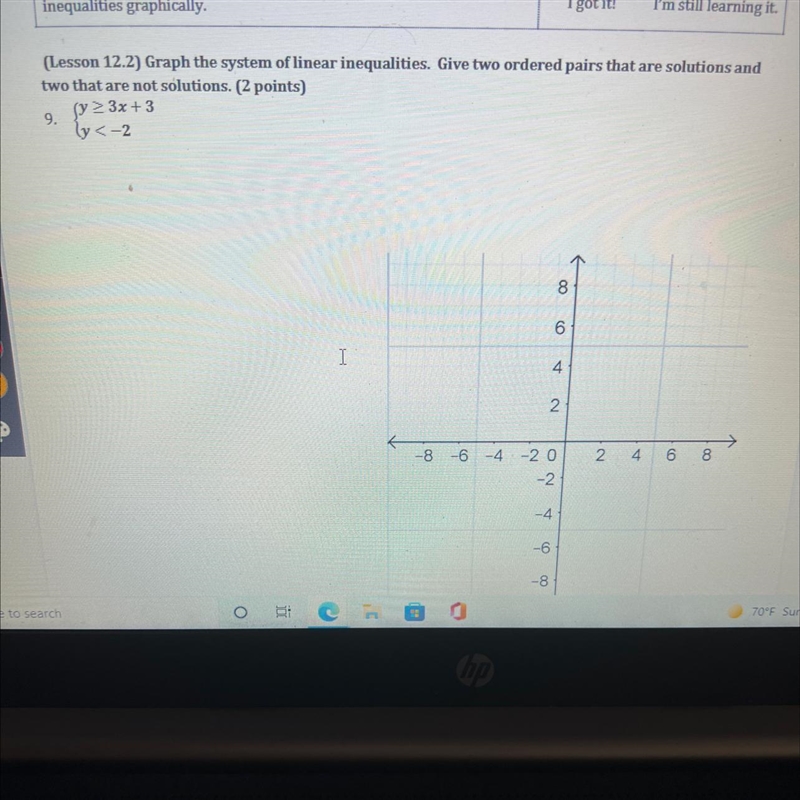 How I Did (Circle one)Learning Goal from Lesson 12.2I can describe and interpret the-example-1