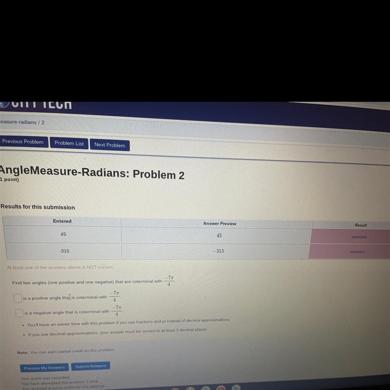 I need the answer to this question use pi and fractions-example-1