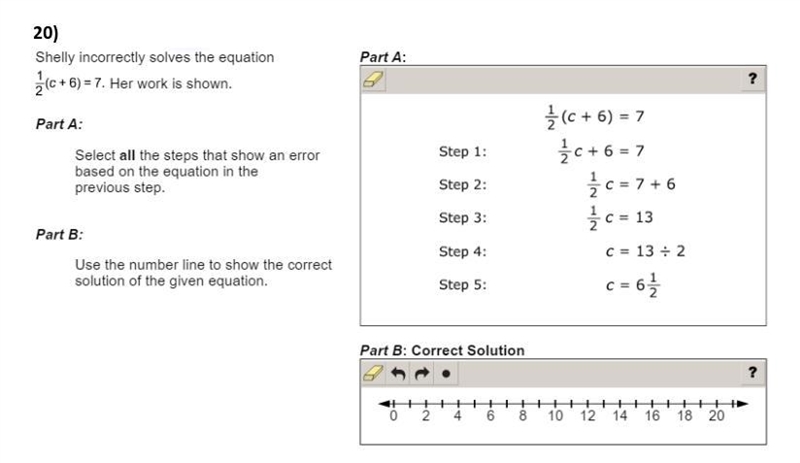 Use the number line to show the correct solution of the given equation-example-1