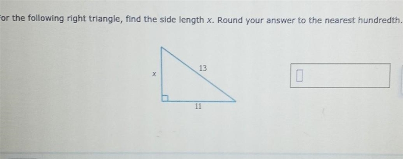 I know that you need to use the pythagorean theorem for this but I don't know what-example-1