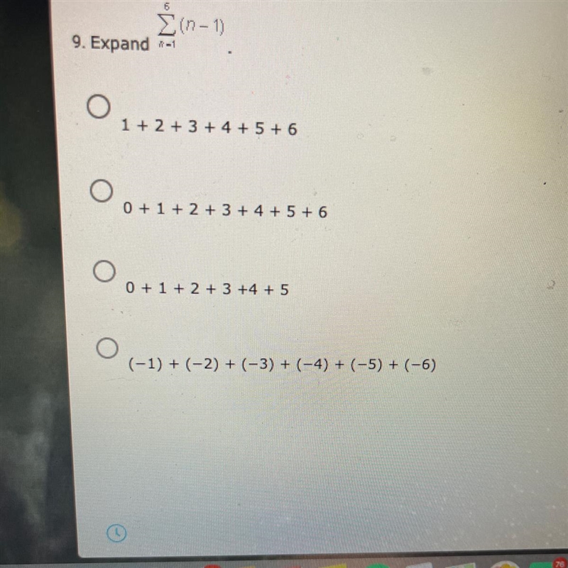 (n-1)9. Expand11-11 + 2 + 3 + 4 + 5 + 60 + 1 + 2 + 3 + 4 + 5 + 60 + 1 + 2 + 3 +4 + 5AB-example-1