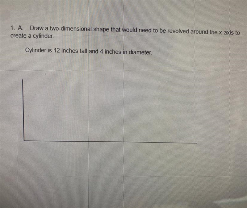 Need help answering question 1what would be the volume of the cylinder?-example-1