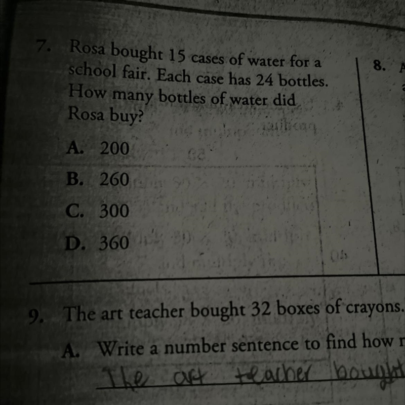 Help me pls math and will make brainless Answer 7. Pls !!!-example-1