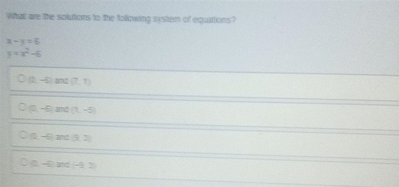 What are the solutions in the following equations?​-example-1