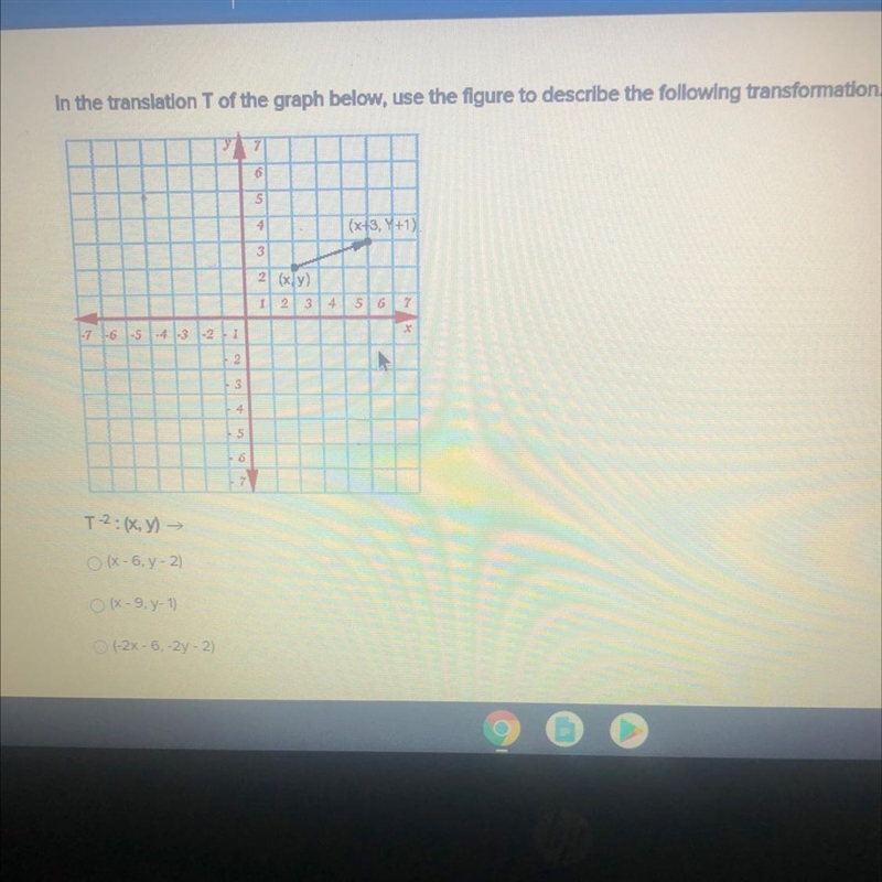 In the translation T of the graph below, use the figure to describe the Following-example-1