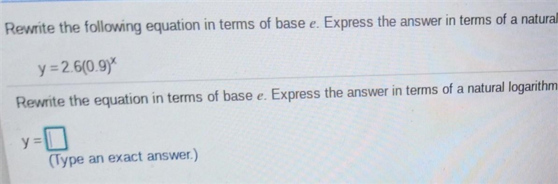 there's 2 parts of the question, the Rewrite and the Express.Also , one of the last-example-1