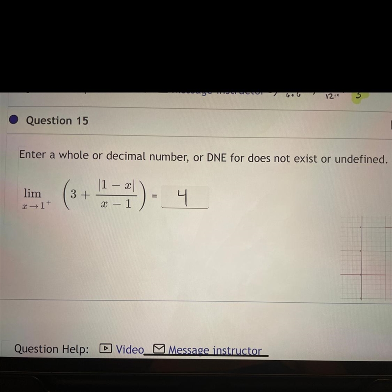 I’m having trouble figuring out how to find the limit of this function algebraically-example-1