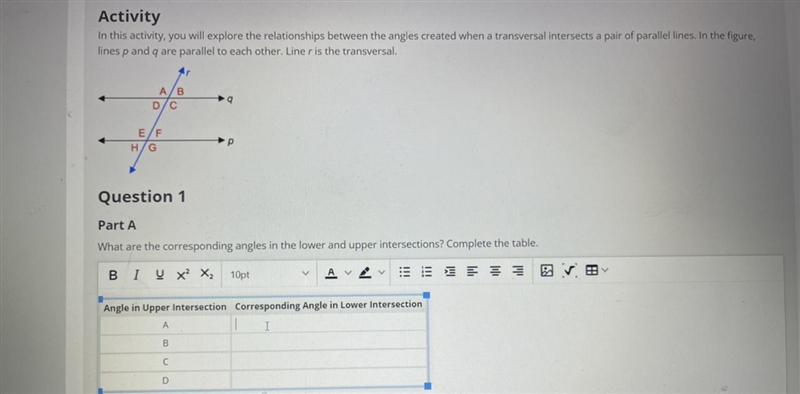 ActivityIn this activity, you will explore the relationships between the angles created-example-1