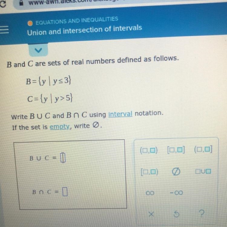 B and C are sets of real numbers defined as follows.-example-1