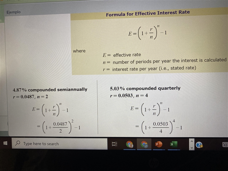 Determine which is the better investment: 5.02% compounded semiannually or 4.95% compounded-example-2